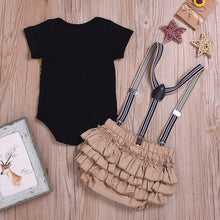 Load image into Gallery viewer, Summer Baby Girl Ruffled Overall Outfit