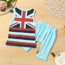 Load image into Gallery viewer, 2pcs Kids Baby Boys Cummer Clothes Set Fashion