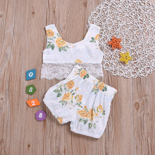 Load image into Gallery viewer, Kids Baby Girls Summer Set Sleeveless