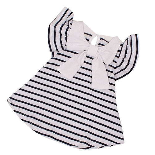 New Kids Baby Girls Short Sleeve Striped
