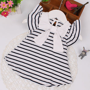 New Kids Baby Girls Short Sleeve Striped
