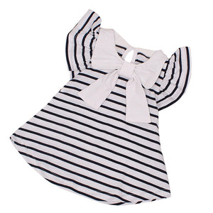 New Kids Baby Girls Short Sleeve Striped