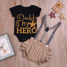 Load image into Gallery viewer, Summer Baby Girl Ruffled Overall Outfit
