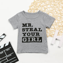 Load image into Gallery viewer, Kids Child Baby Boys Summer T-shirt Letter Printed
