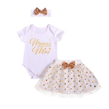 Load image into Gallery viewer, Cute princess costume Kids Baby Girl Letter
