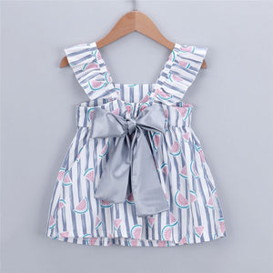 Newborn Baby Girls Dress Summer Clothes Fruit