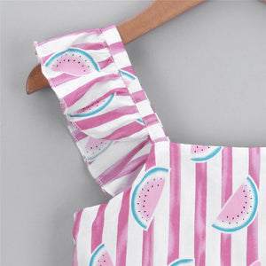 Newborn Baby Girls Dress Summer Clothes Fruit