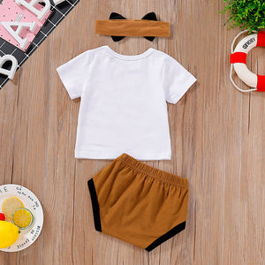 baby 3pcs clothes Set Cute Newborn Infant Baby